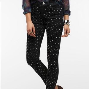 BDG High Rise Cigarette Ankle Pearl Denim Jeans 28